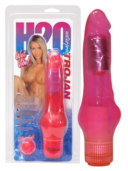 VIBRATORE REALISTICO \"H2O TROJAN\" ROSA