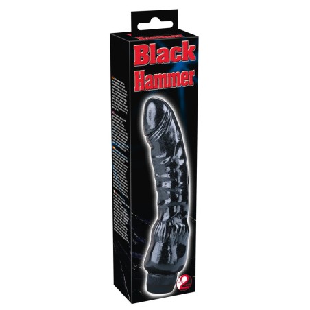 VIBRATORE REALISTICO BLACK HAMMER NERO