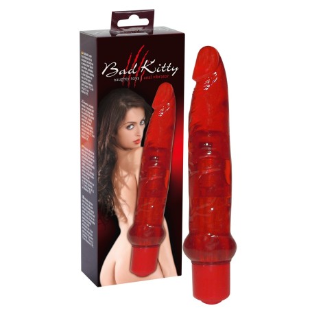 VIBRATORE BAD KITTY ANAL VIBRATOR ROSSO