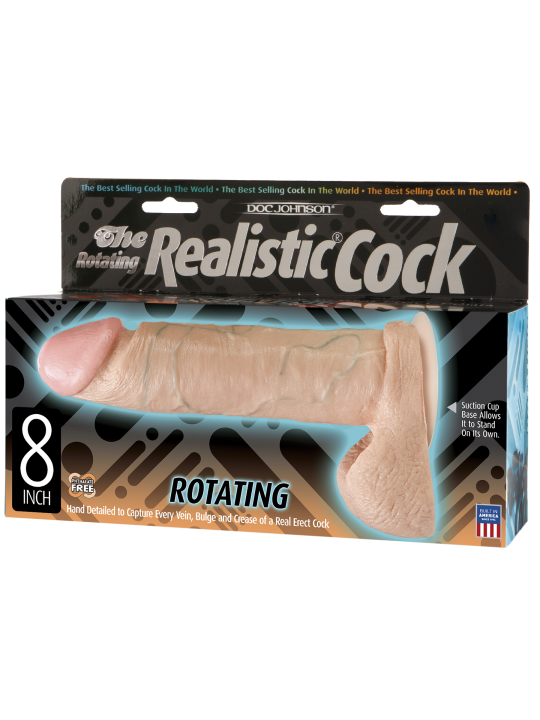 VIBRATORE REALISTICO ROTANTE DOC JOHNSON