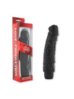 VIBRATORE REALISTICO PERFECT PLEASURES NERO - 22 CM