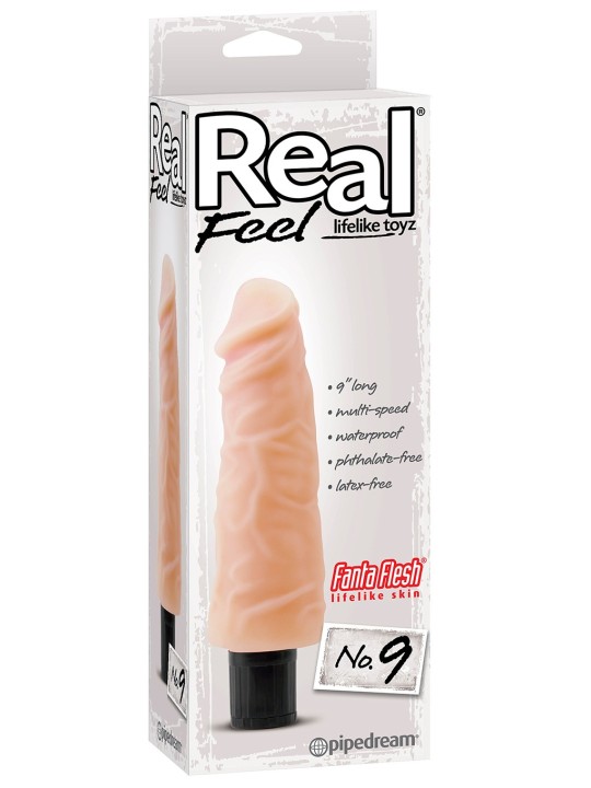 VIBRATORE REALISTICO \"REAL FEEL LIFELIKE 9\" CARNE - 23 CM