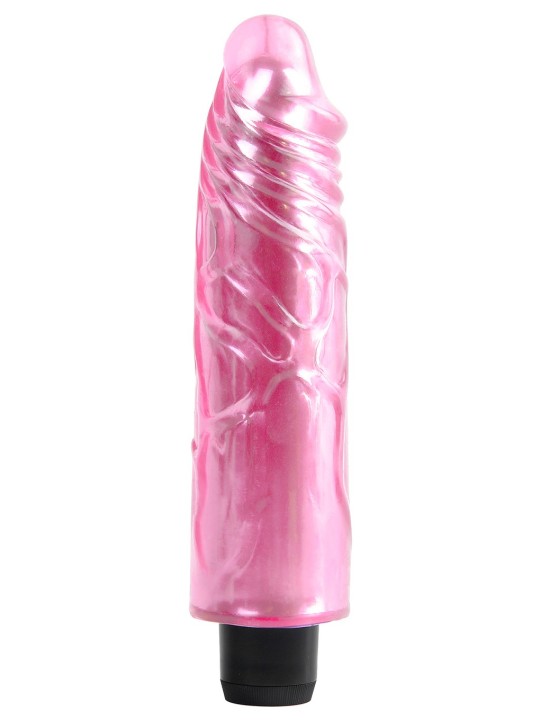 VIBRATORE REALISTICO PIPEDREAM \"JELLY GEMS NO. 2\" ROSA - 16.5 CM