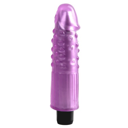 VIBRATORE REALISTICO PIPEDREAM JELLY GEMS NO. 8 VIOLA - 19 CM