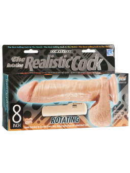 VIBRATORE REALISTICO ROTANTE DOC JOHNSON - 20 CM