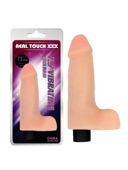 VIBRATORE REALISTICO REAL TOUCH XXX CARNE - 19 CM