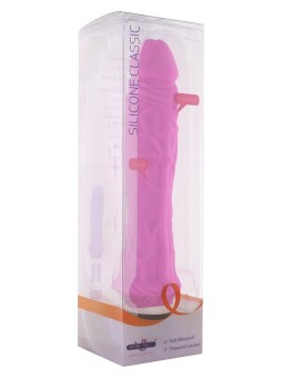 VIBRATORE REALISTICO IN SILICONE \"CLASSIC LARGE\" ROSA - 23 CM