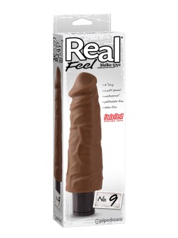 VIBRATORE REALISTICO "REAL FEEL LIFELIKE 9" BROWN - 23 CM