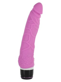 VIBRATORE REALISTICO IN SILICONE CLASSIC SLIM ROSA - 21 CM