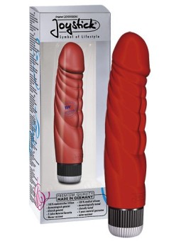 VIBRATORE REALISTICO CON RILIEVI AD ONDA \MR. BIG \ ROSSO - 21 CM