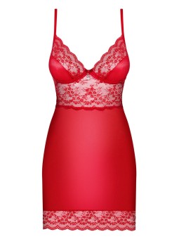 CHEMISE SUPER SEXY OBSESSIVE "KLEID" COLORE - ROSSO