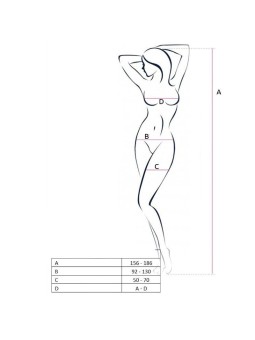 BODYSTOCKING PASSION WOMAN "BS058" NERO - TAGLIA UNICA