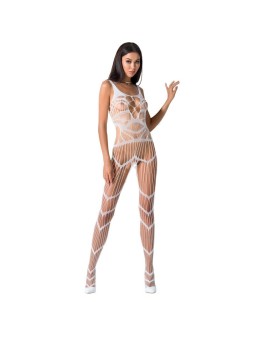 BODYSTOCKING PASSION WOMAN "BS058" BIANCO - TAGLIA UNICA