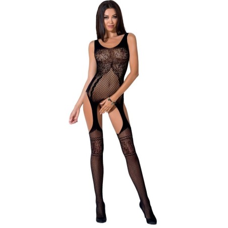 BODYSTOCKING PASSION WOMAN BS061 NERO - TAGLIA UNICA