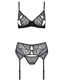 BODY PASSION WOMAN "PRIMULA SET" NERO