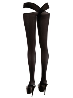 COLLANT SEXY APERTI E INCROCIATI IN VITA "COTTELLI LEGWEAR" - COLORE NERO