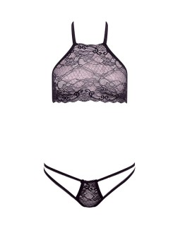 COMPLETO 2 PZ BARELY BARE "DUAL STRAP PANTY BRALETTE" - COLORE NERO - TAGLIA UNICA