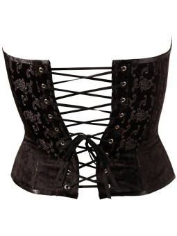 CORSETTO VITTORIANO CON REGGICALZE RIMOVIBILE