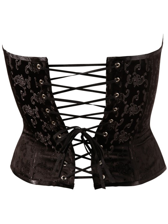 CORSETTO VITTORIANO CON REGGICALZE RIMOVIBILE