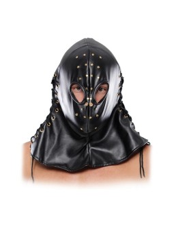 CAPPUCCIO DA BOIA MEDIEVALE IN PELLE \"EXECUTIONER HOOD\"