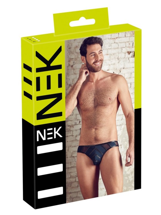 SLIP UOMO CON POWERNET EFFETTO OPACO "NEK" COLORE BLU