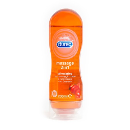 GEL MASSAGGIO CORPO E LUBRIFICANTE  GUARANA DUREX PLAY 2 IN 1