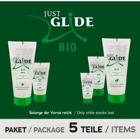 SET 5 LUBRIFICANTI JUST GLIDE BIO