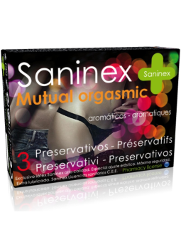 PROFILATTICI SANINEX "MUTUAL ORGASMIC" 3 PEZZI