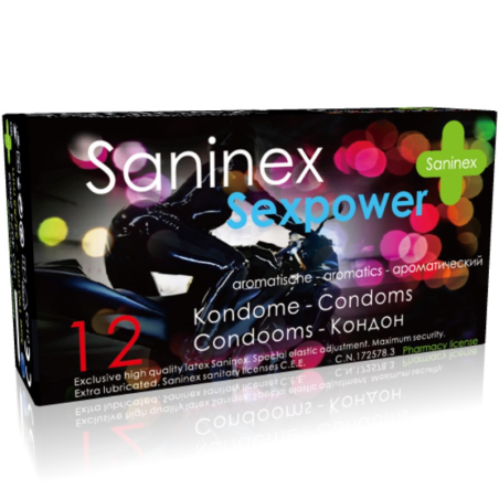 PROFILATTICI SANINEX SEX POWER 12 PEZZI