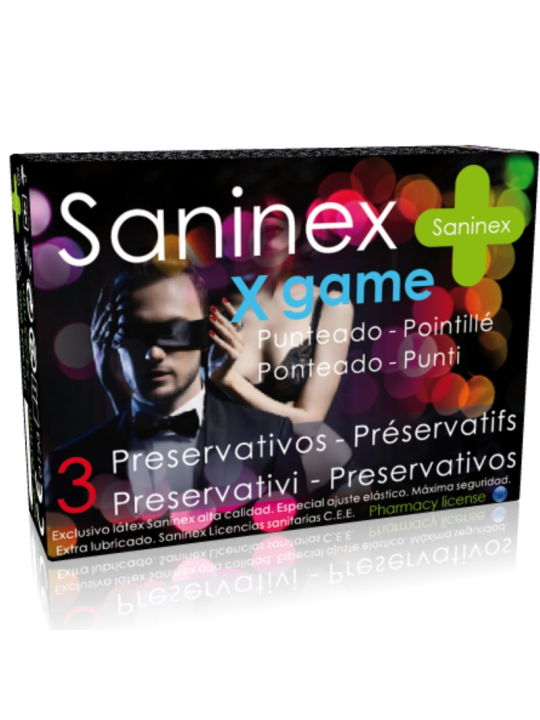 PROFILATTICI SANINEX "X GAME" DOTTED 3 PEZZI