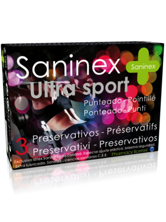 PROFILATTICI SANINEX "ULTRA SPORT" DOTTED 3 PEZZI