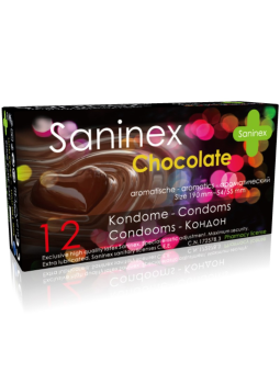 PROFILATTICI SANINEX "CHOCOLATE" 12 PEZZI