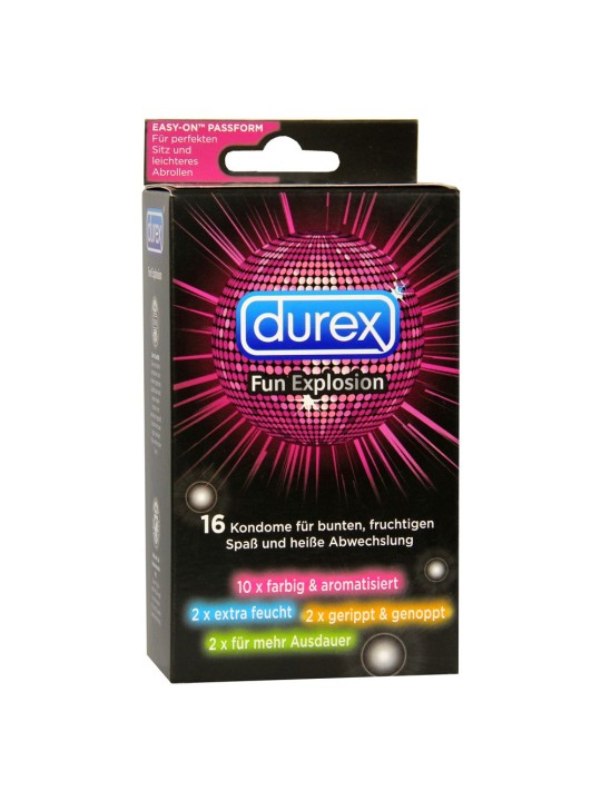 PROFILATTICI MISTI DUREX "FUN EXPLOSION" - 16 PEZZI