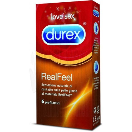 PROFILATTICI NO LATEX DUREX REAL FEEL - 6 PEZZI