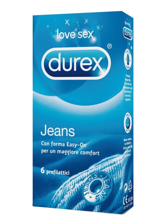 PROFILATTICI EXTRA COMFORT DUREX "JEANS" - 6 PEZZI