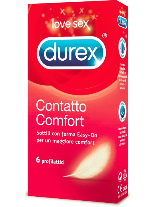 PROFILATTICI DUREX "CONTATTO COMFORT" - 6 PEZZI