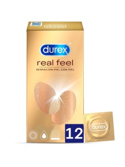 PROFILATTICI NO LATEX DUREX "REAL FEEL" - 12 PEZZI