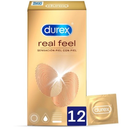 PROFILATTICI NO LATEX DUREX REAL FEEL - 12 PEZZI