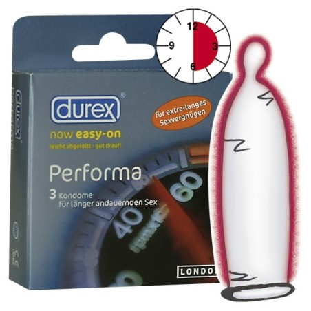 PROFILATTICI RITARDANTI DUREX PERFORMA  3 PEZZI