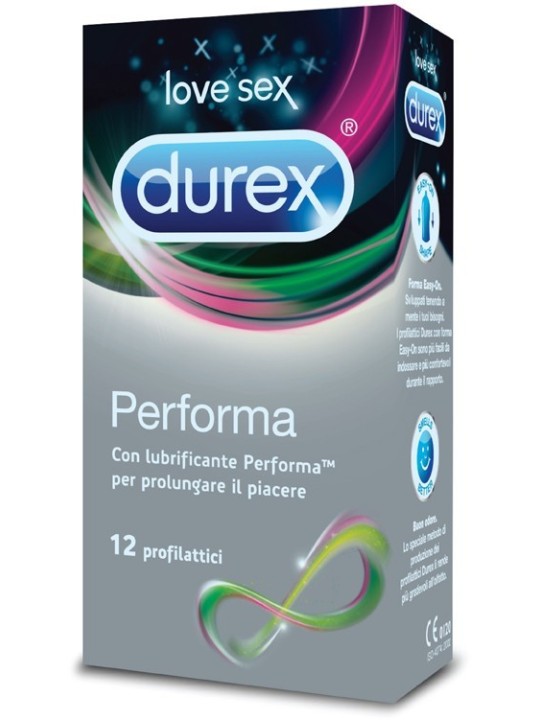 PROFILATTICI RITARDANTI DUREX "PERFORMA" - 12 PEZZI