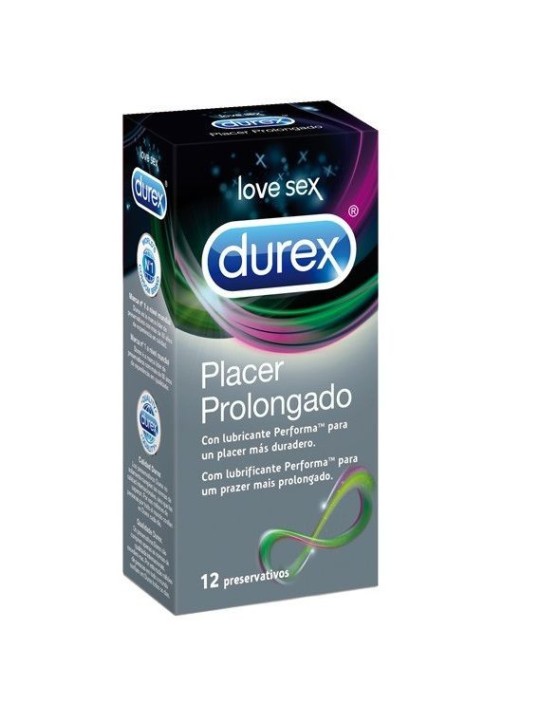 PROFILATTICI RITARDANTI DUREX "PROLONGED DELAYED" - 12 PEZZI