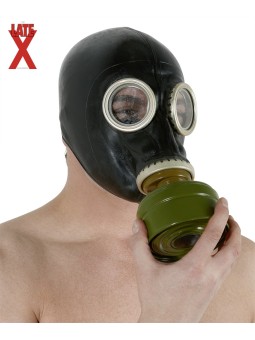 MASCHERA ANTIGAS IN LATTICE CON FILTRO LATEX GAS MASK