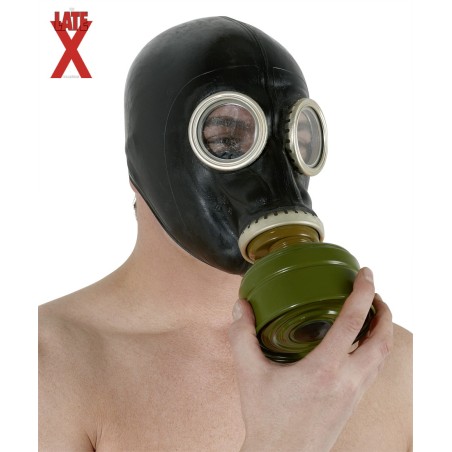 MASCHERA ANTIGAS IN LATTICE CON FILTRO LATEX GAS MASK