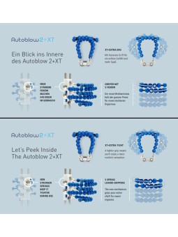 MASTURBATORE AUTOMATICO AUTOBLOW "2 PLUS XT" SESSO ORALE AUTOMATICO