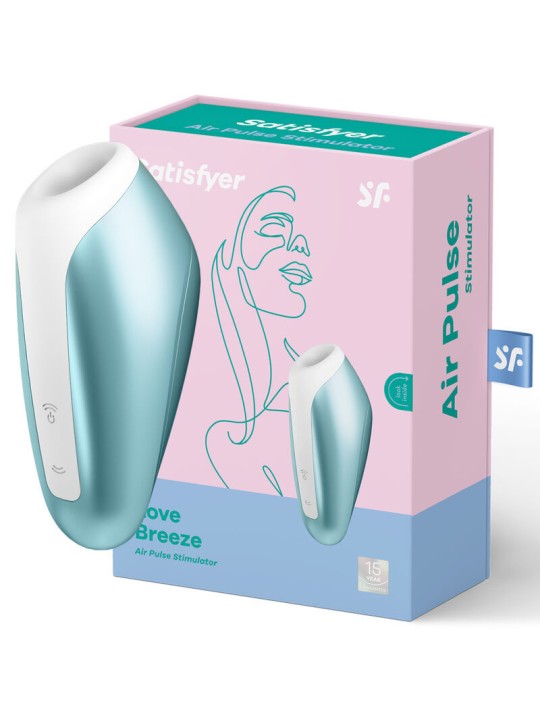 STIMOLATORE CLITORIDE - SATISFYER LOVE BREEZE - ICE BLUE