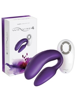 STIMOLATORE PER COPPIA CON TELECOMANDO WE VIBE 4 VIOLA