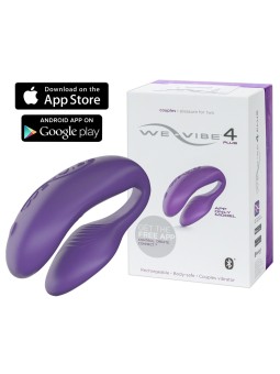 STIMOLATORE PER COPPIA CON APP WE VIBE 4 PLUS VIOLA