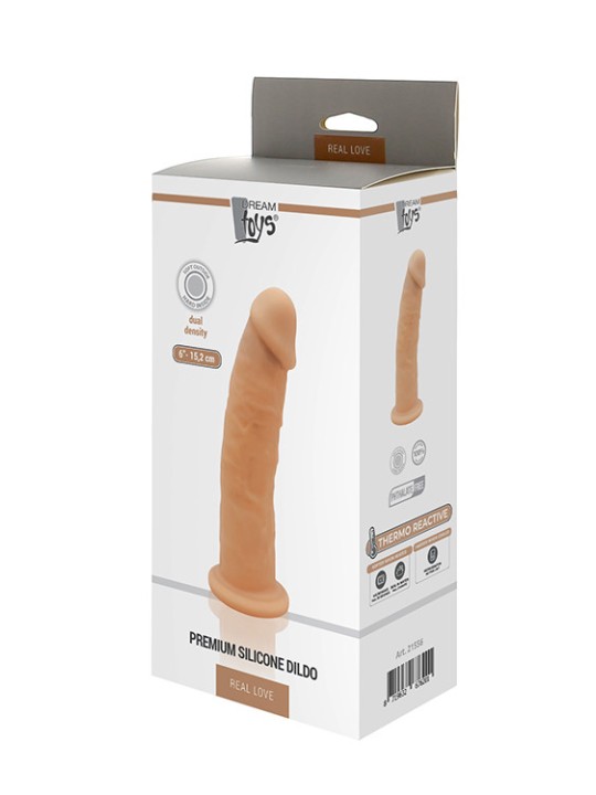 FALLO REALISTICO DREAM TOYS "REAL LOVE 6" THERMO REACTIVE - CARNE