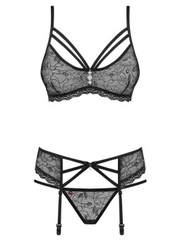 SET - Reggiseno, reggicalze e perizoma