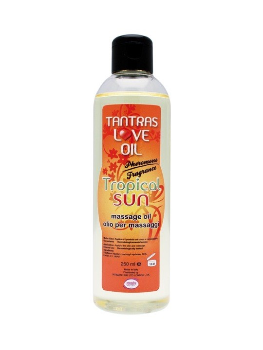 OLIO MASSAGGI AI FEROMONI INTIMATELINE \"TROPICAL SUN” - 250 ML